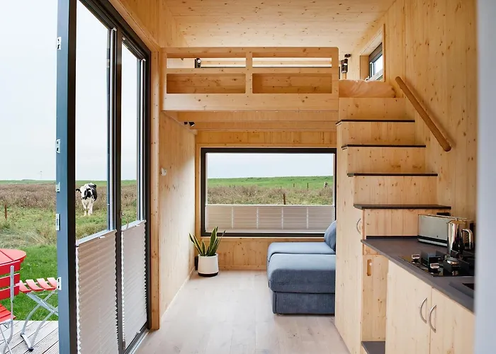 度假居 Tiny House Nature 6 Zur Kuhweide - Tiny Village Harlesiel 卡罗利嫩西尔